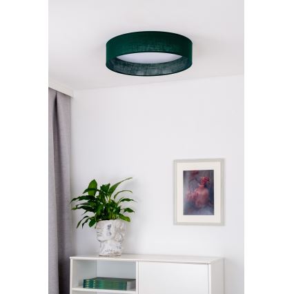 Duolla - LED Griestu lampa ROLLER LED/24W/230V d. 45 cm zaļa