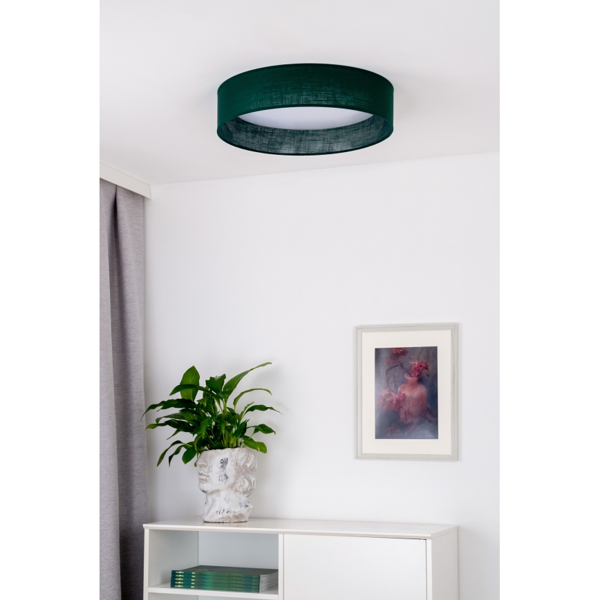 Duolla - LED Griestu lampa ROLLER LED/24W/230V d. 45 cm zaļa