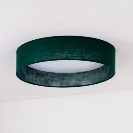 Duolla - LED Griestu lampa ROLLER LED/24W/230V d. 45 cm zaļa