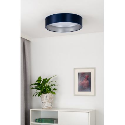 Duolla - LED Griestu lampa ROLLER LED/24W/230V d. 45 cm zila/sudraba