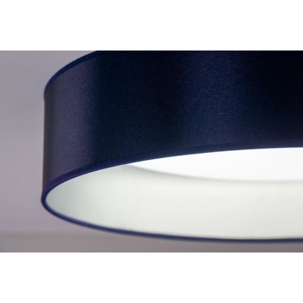 Duolla - LED Griestu lampa ROLLER LED/24W/230V d. 45 cm zila/sudraba