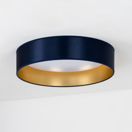 Duolla - LED Griestu lampa ROLLER LED/24W/230V d. 45 cm zila/zelta