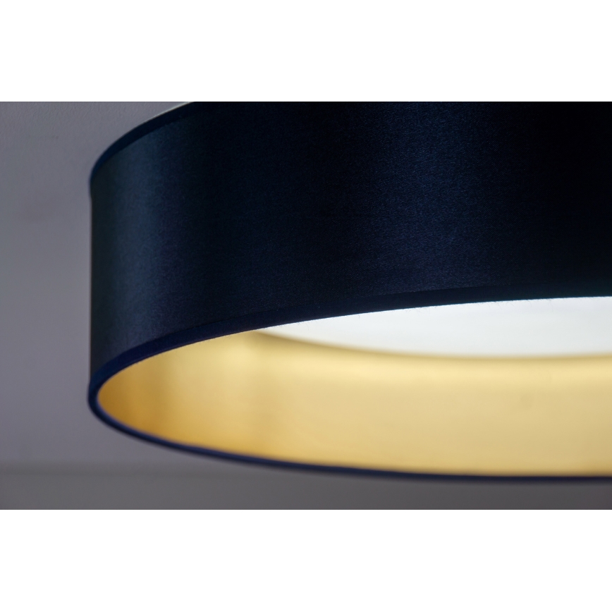 Duolla - LED Griestu lampa ROLLER LED/24W/230V d. 45 cm zila/zelta