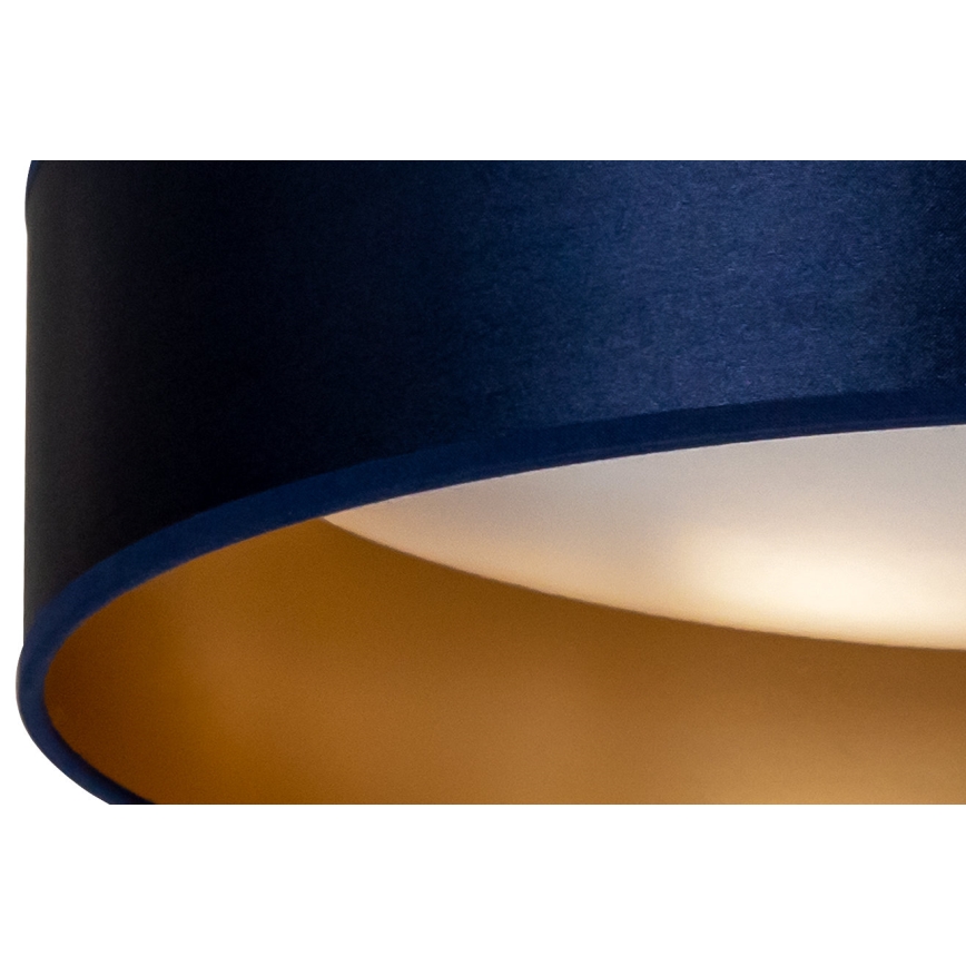Duolla - LED Griestu lampa ROLLER LED/24W/230V d. 45 cm zila/zelta