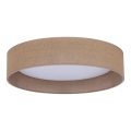 Duolla - LED Griestu lampa ROLLER LED/24W/230V lampa d. 45 cm brūna