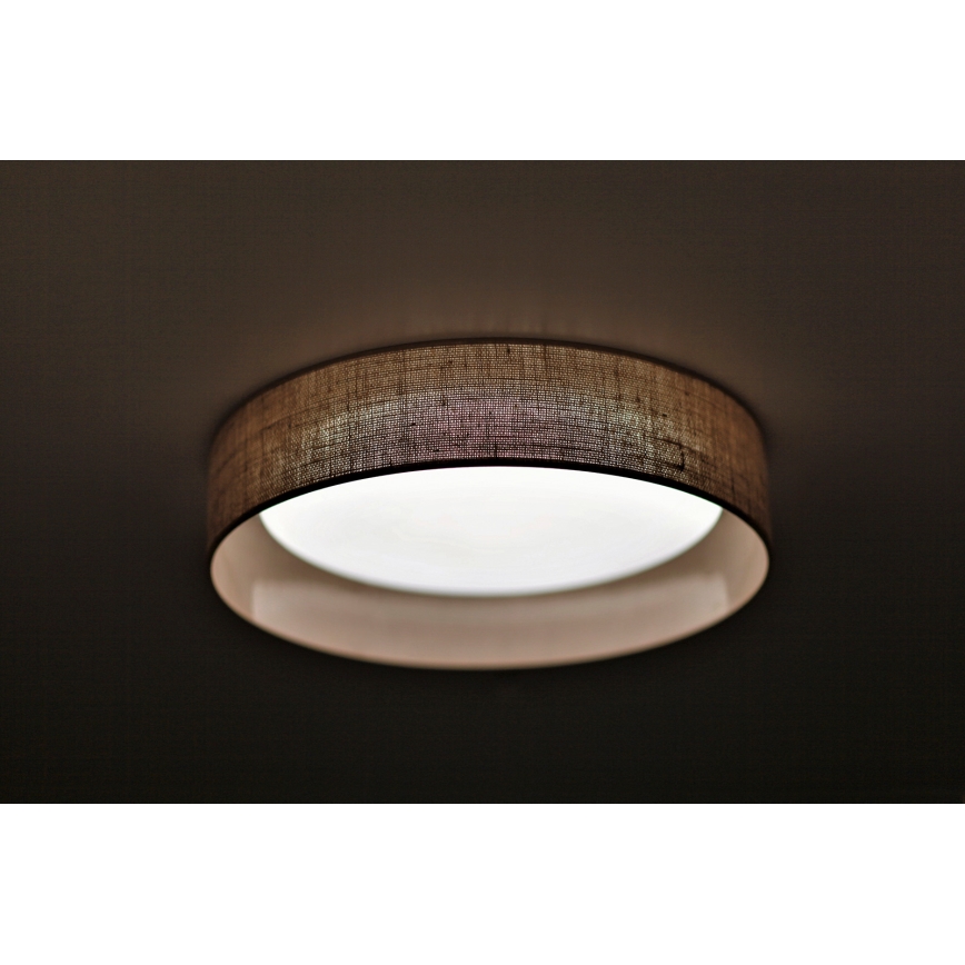 Duolla - LED Griestu lampa ROLLER LED/24W/230V lampa d. 45 cm brūna