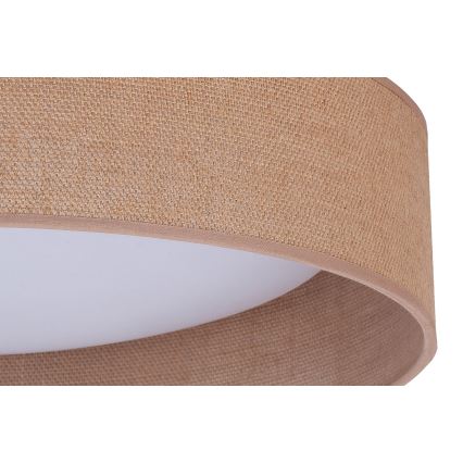 Duolla - LED Griestu lampa ROLLER LED/24W/230V lampa d. 45 cm brūna