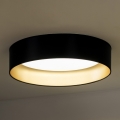 Duolla - LED Griestu lampa ROLLER LED/24W/230V melna/zelta