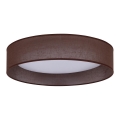 Duolla - LED Griestu lampa ROLLER LED/24W/230V tumša d. 45 cm brūna