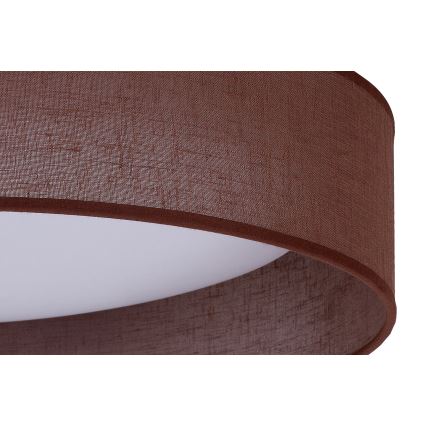 Duolla - LED Griestu lampa ROLLER LED/24W/230V tumša d. 45 cm brūna