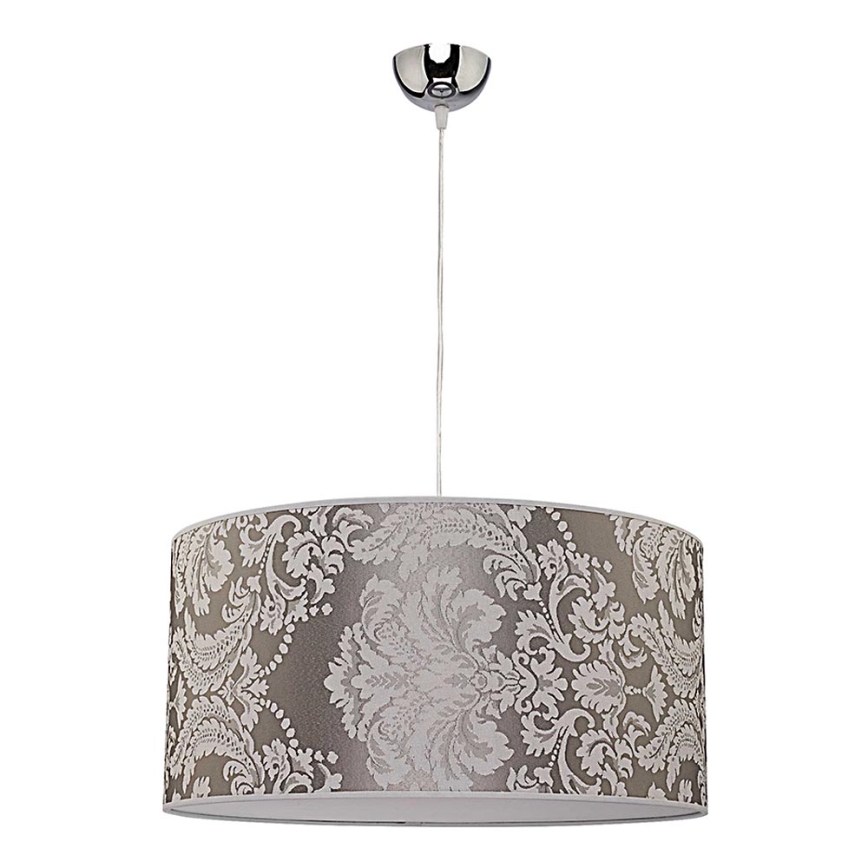 Duolla - Lustra ar auklu ALTO 1xE27/40W/230V d. 45 cm sudraba