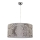 Duolla - Lustra ar auklu ALTO 1xE27/40W/230V d. 45 cm sudraba
