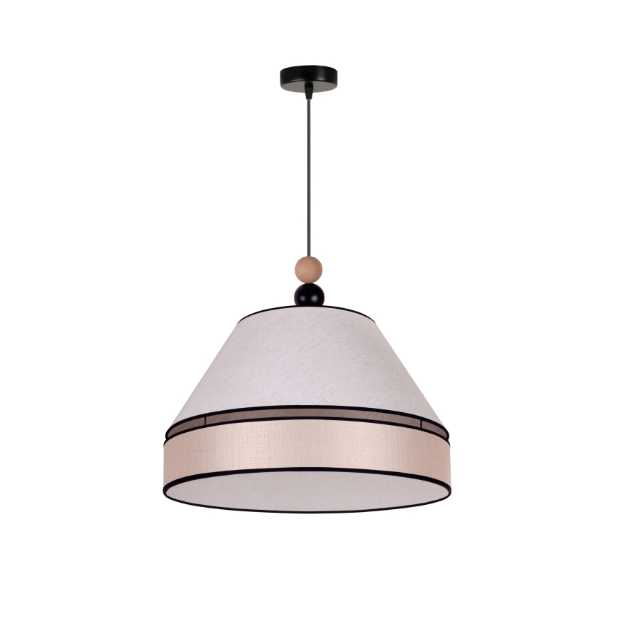 Duolla - Lustra ar auklu AVIGNON 1xE27/15W/230V d. 50 cm bēša