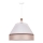 Duolla - Lustra ar auklu AVIGNON 1xE27/15W/230V d. 60 cm balta/bēša