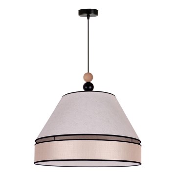 Duolla - Lustra ar auklu AVIGNON 1xE27/15W/230V d. 60 cm bēša