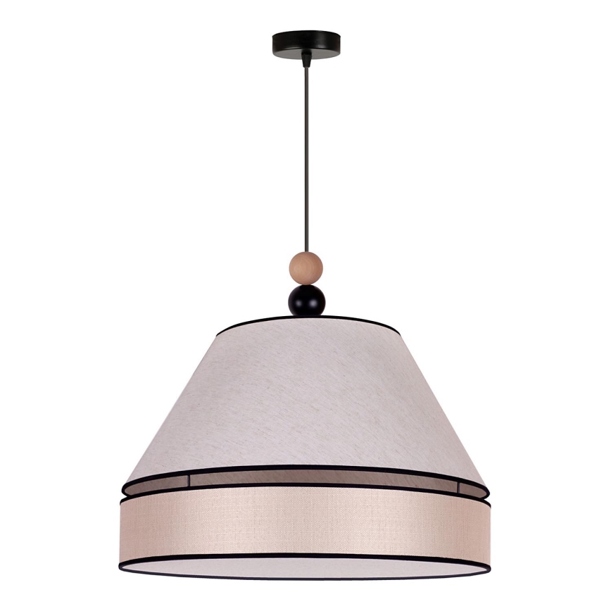 Duolla - Lustra ar auklu AVIGNON 1xE27/15W/230V d. 60 cm bēša