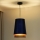 Duolla - Lustra ar auklu BELL SHINY 1xE27/15W/230V d. 25 cm zila/varš