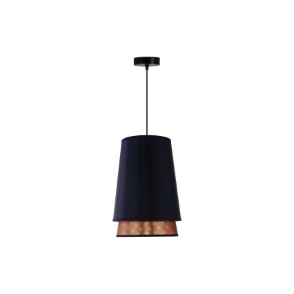 Duolla - Lustra ar auklu BELL SHINY 1xE27/15W/230V d. 25 cm zila/varš
