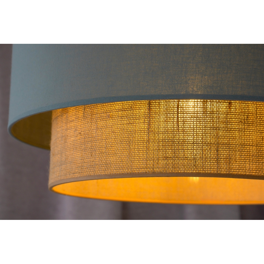 Duolla - Lustra ar auklu BOHO 1xE27/15W/230V d. 45 cm zaļa/brūna