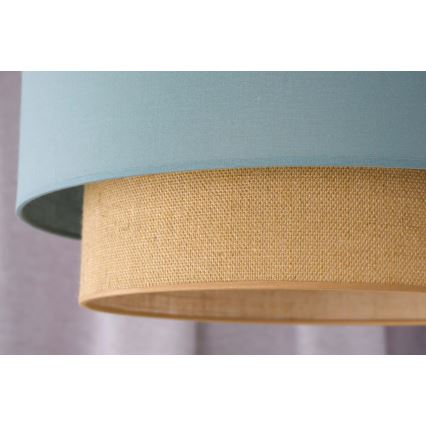 Duolla - Lustra ar auklu BOHO 1xE27/15W/230V d. 45 cm zaļa/brūna