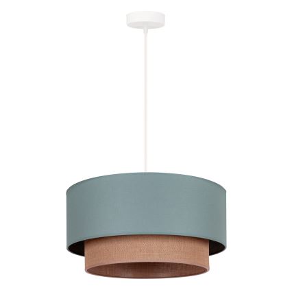 Duolla - Lustra ar auklu BOHO 1xE27/15W/230V d. 45 cm zaļa/brūna
