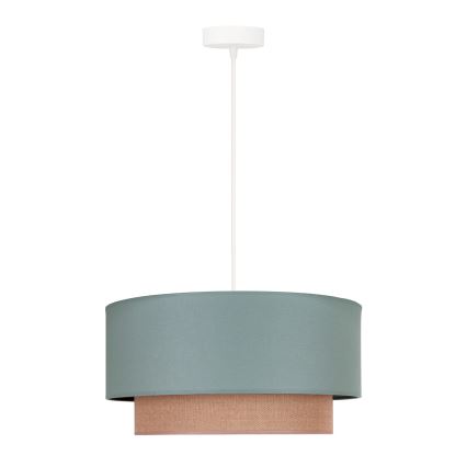 Duolla - Lustra ar auklu BOHO 1xE27/15W/230V d. 45 cm zaļa/brūna
