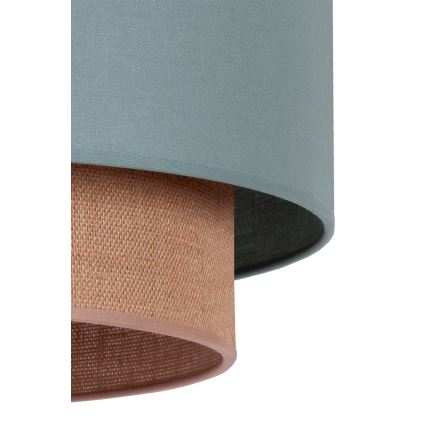 Duolla - Lustra ar auklu BOHO 1xE27/15W/230V d. 45 cm zaļa/brūna