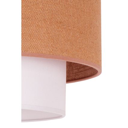 Duolla - Lustra ar auklu BOHO 1xE27/40W/230V d. 45 cm bēša/balta