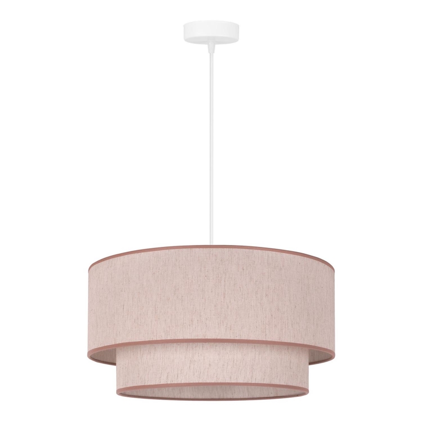 Duolla - Lustra ar auklu BOHO 1xE27/40W/230V d. 45 cm bēša
