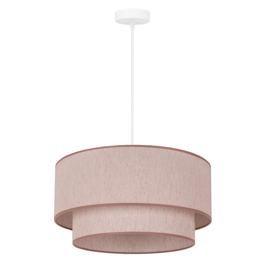 Duolla - Lustra ar auklu BOHO 1xE27/40W/230V d. 45 cm bēša