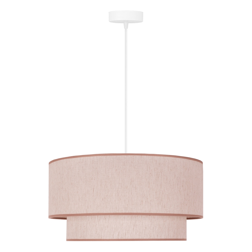 Duolla - Lustra ar auklu BOHO 1xE27/40W/230V d. 45 cm bēša