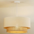 Duolla - Lustra ar auklu BOHO 1xE27/40W/230V d. 45 cm krēmkrāsa/brūna