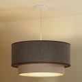 Duolla - Lustra ar auklu BOHO ECO RECYCLING 1xE27/15W/230V d. 45 cm brūna/krēmkrāsa