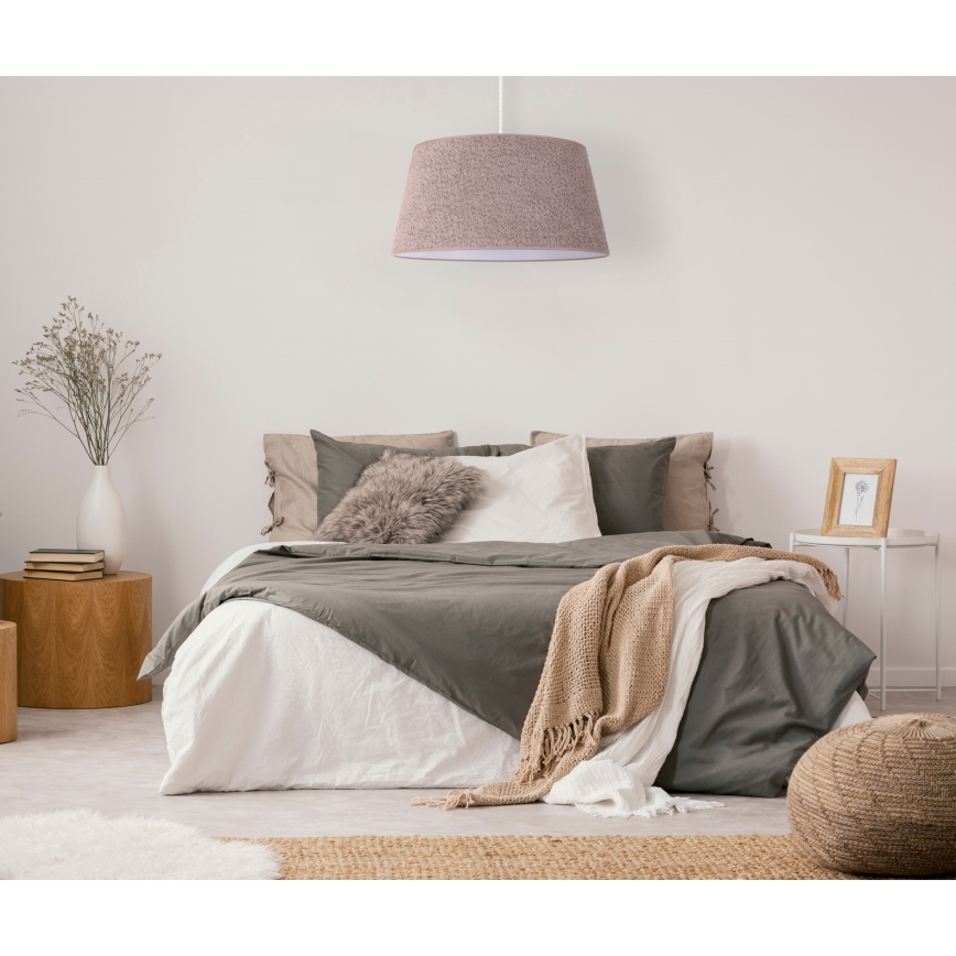Duolla - Lustra ar auklu BOUCLE 1xE27/15W/230V d. 50 cm brūna