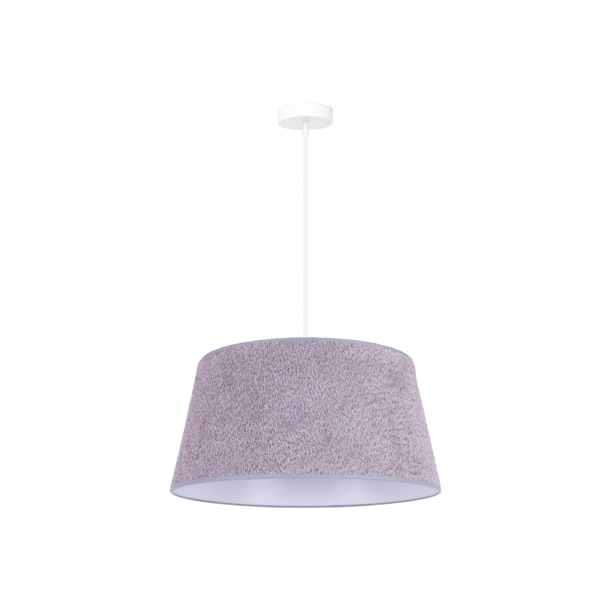Duolla - Lustra ar auklu BOUCLE 1xE27/15W/230V d. 50 cm pelēka