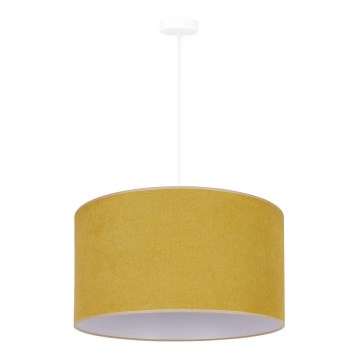 Duolla - Lustra ar auklu BRISTOL 1xE27/15W/230V d. 45 cm dzeltena/balta