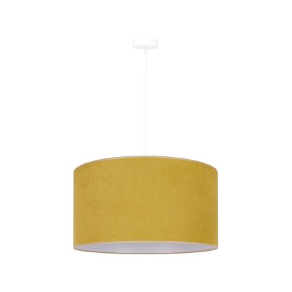 Duolla - Lustra ar auklu BRISTOL 1xE27/15W/230V d. 45 cm dzeltena/balta