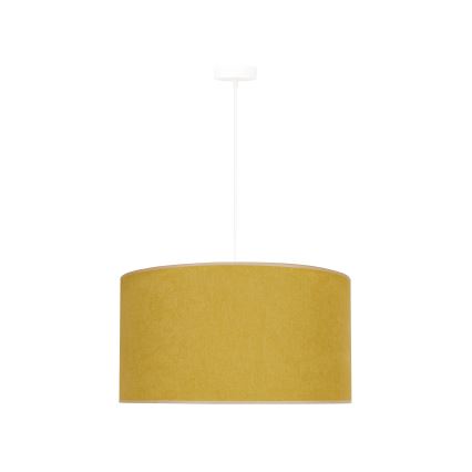 Duolla - Lustra ar auklu BRISTOL 1xE27/15W/230V d. 45 cm dzeltena/balta