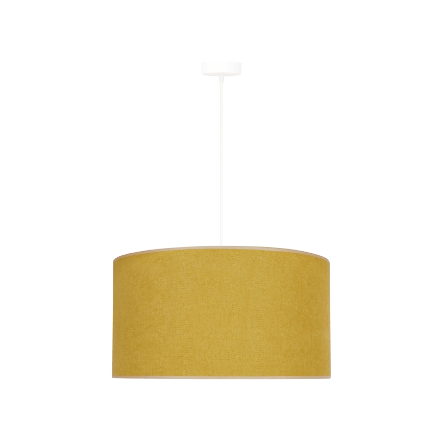 Duolla - Lustra ar auklu BRISTOL 1xE27/15W/230V d. 45 cm dzeltena/balta