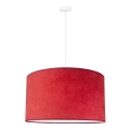 Duolla - Lustra ar auklu BRISTOL 1xE27/40W/230V d. 45 cm sarkana