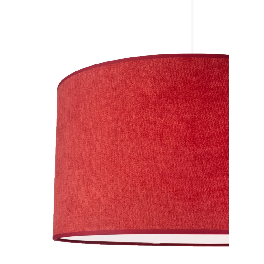 Duolla - Lustra ar auklu BRISTOL 1xE27/40W/230V d. 45 cm sarkana