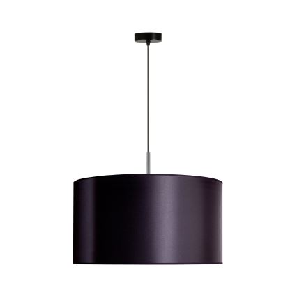 Duolla - Lustra ar auklu CANNES 1xE27/15W/230V d. 45 cm melna/sudraba