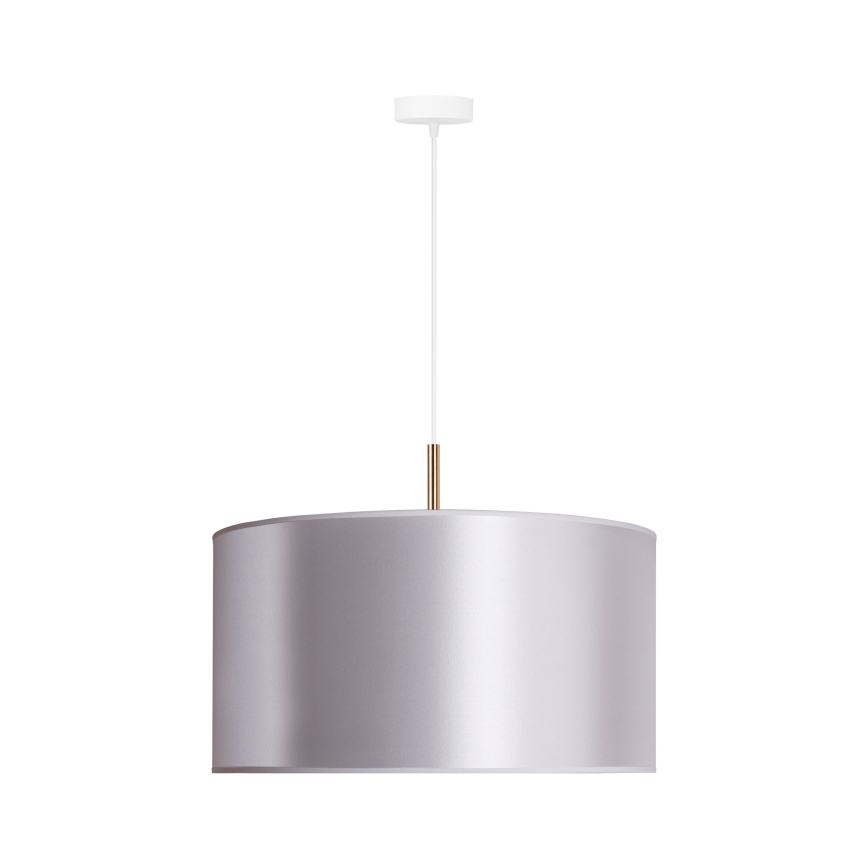 Duolla - Lustra ar auklu CANNES 1xE27/15W/230V d. 45 cm sudraba/varš