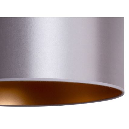 Duolla - Lustra ar auklu CANNES 1xE27/15W/230V d. 45 cm sudraba/varš
