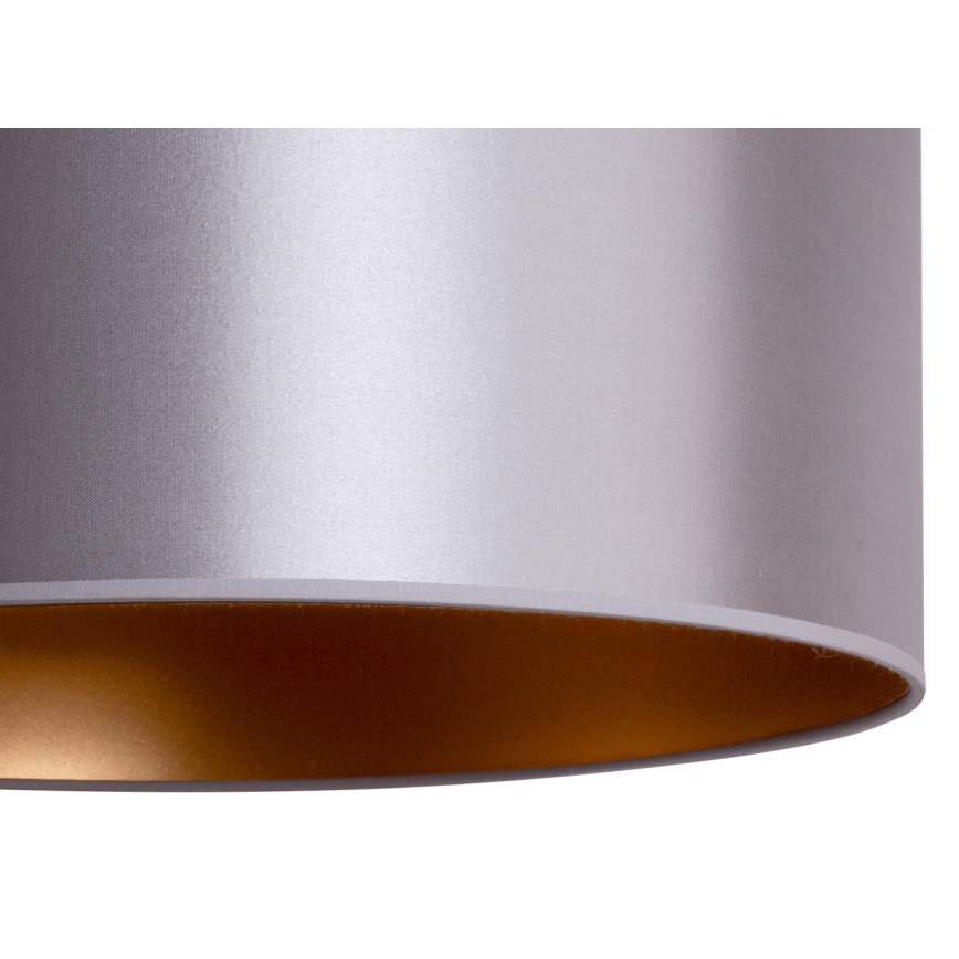 Duolla - Lustra ar auklu CANNES 1xE27/15W/230V d. 45 cm sudraba/varš