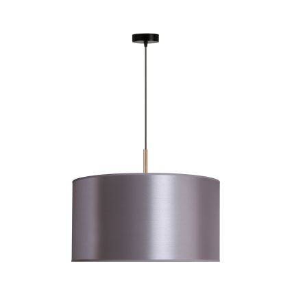 Duolla - Lustra ar auklu CANNES 1xE27/15W/230V d. 45 cm sudraba/varš