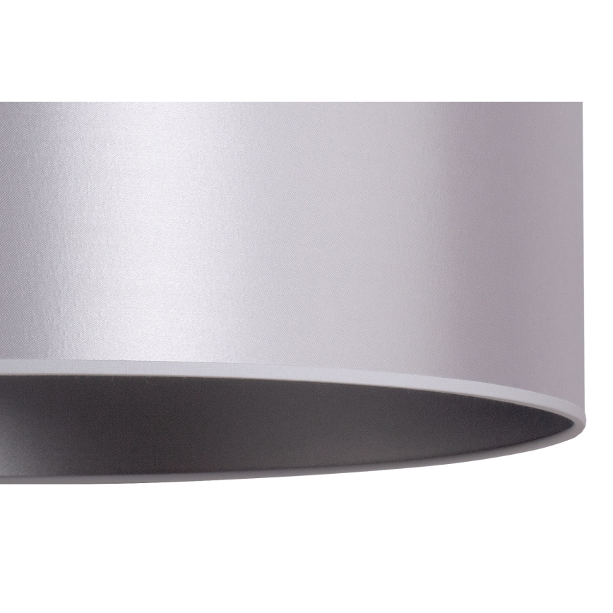 Duolla - Lustra ar auklu CANNES 1xE27/15W/230V d. 50 cm sudraba