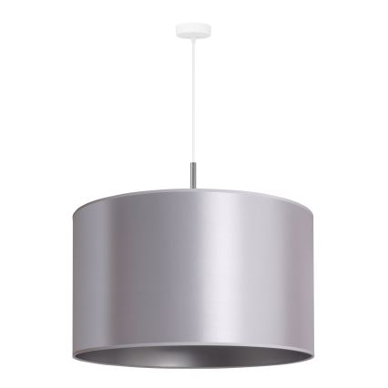 Duolla - Lustra ar auklu CANNES 1xE27/15W/230V d. 50 cm sudraba