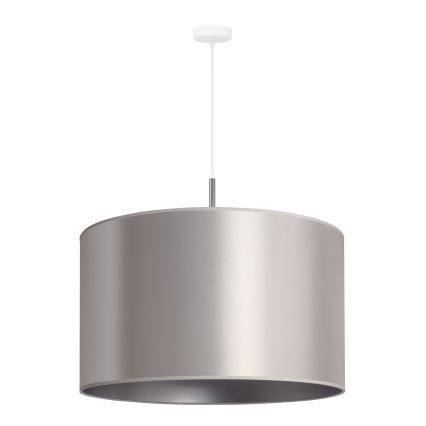 Duolla - Lustra ar auklu CANNES 1xE27/15W/230V d. 50 cm sudraba