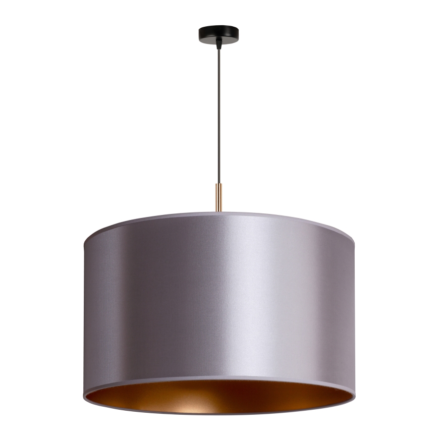 Duolla - Lustra ar auklu CANNES 1xE27/15W/230V d. 50 cm sudraba/varš